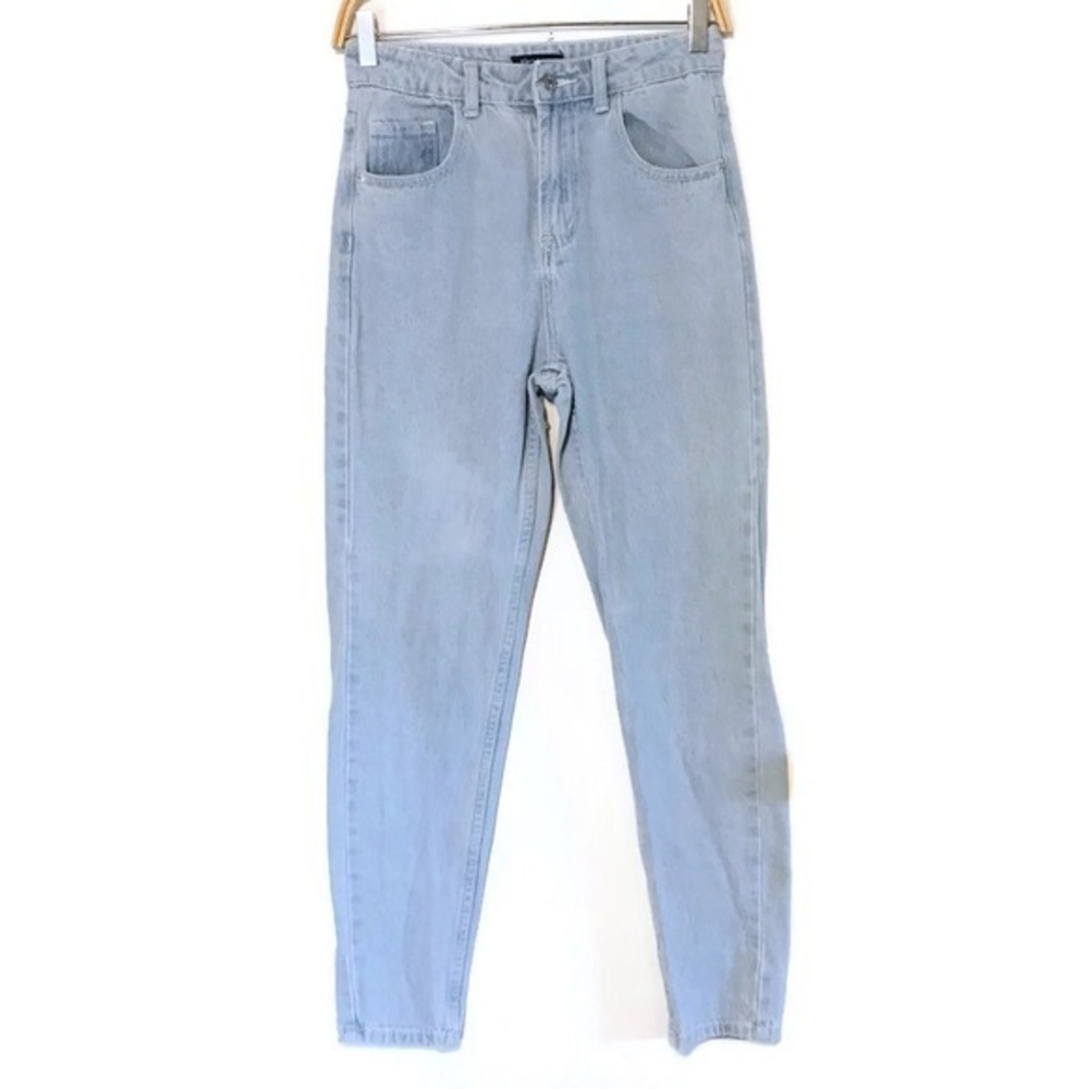 Nasty Gal High Waisted Light Wash Denim Jeans Women’s Size 2 26